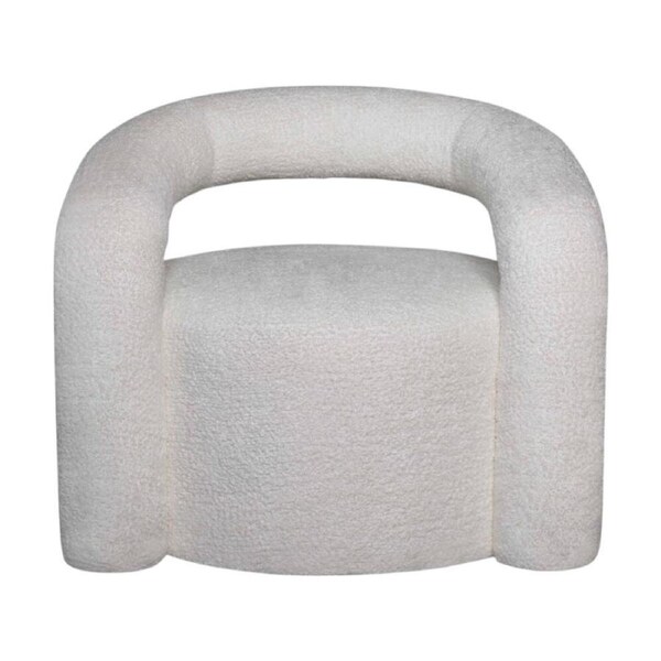 J.Elliot Home Lumen Boucle Occasional Chair Furniture 92x83x73cm Ivory