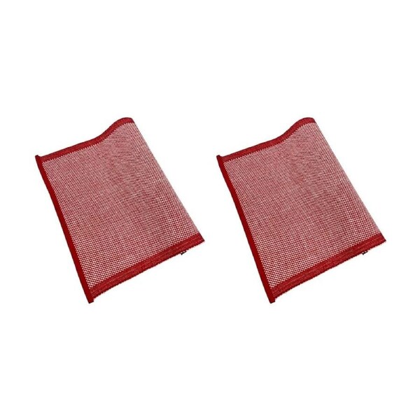 2PK J.Elliot Home 100% Cotton Heureuse Table Runner 180x40x0.2cm Red