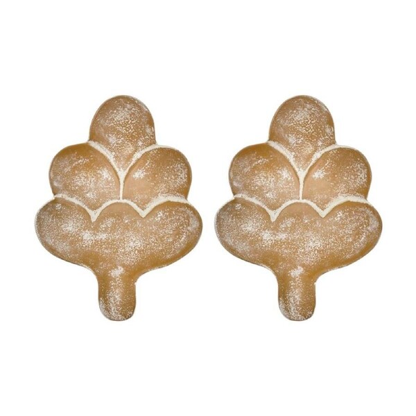 2PK J.Elliot Home Mara Nut Aluminium Serving Dish 18x13x3cm Terracotta