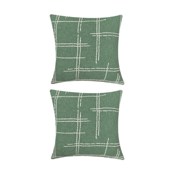 2PK J.Elliot Home Seraphina Cushion Pillow Household Decoration 50x50x0.5 Hunter