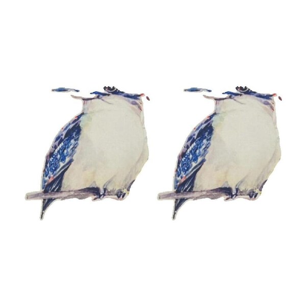 2PK J.Elliot Home Kookaburra Outdoor Cushion Pillow Decor 50x50x12cm Green/Ivory