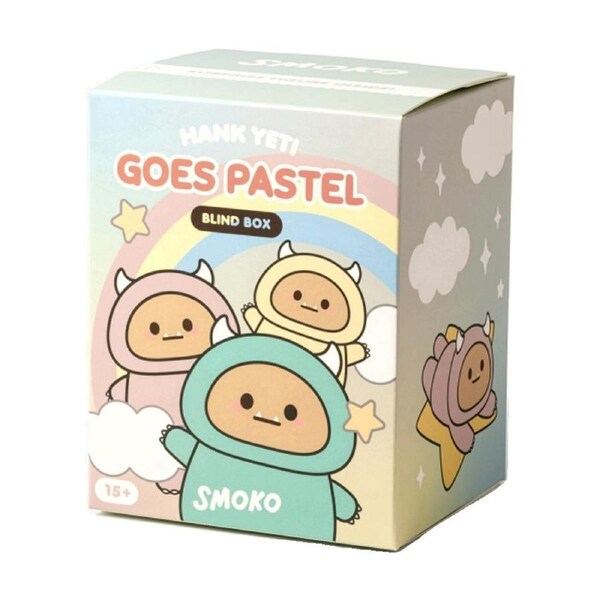 Smoko Pastel Hank Yeti Blind Box Bag Charm Toy Collectable 15Y+ Assorted