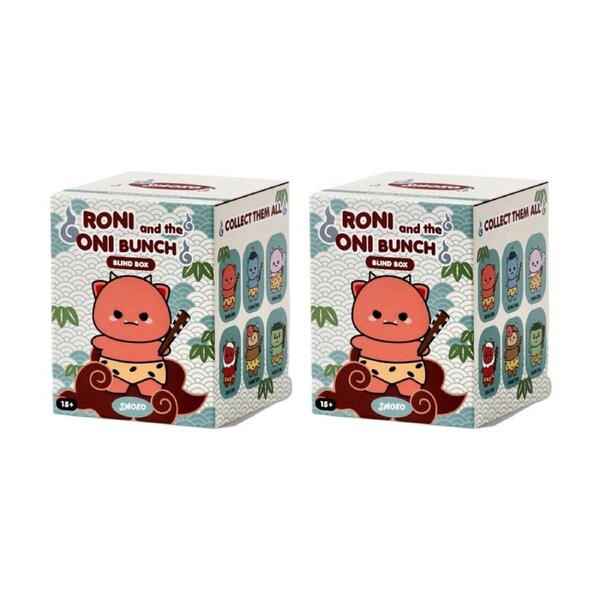 2PK Smoko Roni And Oni Bunch Blind Box Toy Collectable Figurine 15Y+ Assorted