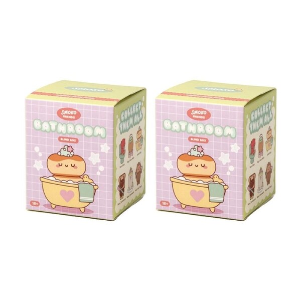 2PK Smoko Friends Bathroom Blind Toy Collectable Figurine 15Y+ Assorted