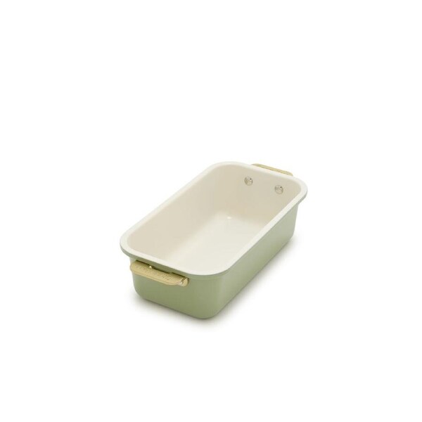 Greenpan Reserve Rectangular Loaf Pan Ceramic Non-Stick Baking Sage Green