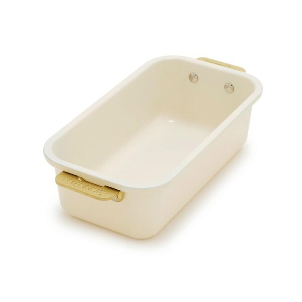 Greenpan Reserve Rectangular Loaf Pan Ceramic Non-Stick Baking Cream White