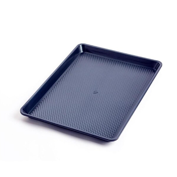 Blue Diamond Cookie Sheet Nonstick Oven Safe Textured Baking Tray Dark Blue