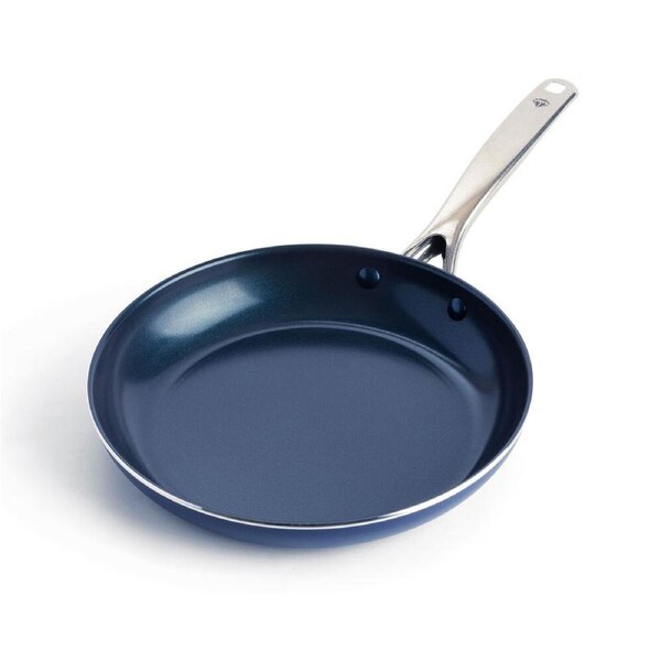 Blue Diamond Open 26cm Frypan Non-Stick Pan Toxin Free Cookware Dark Blue