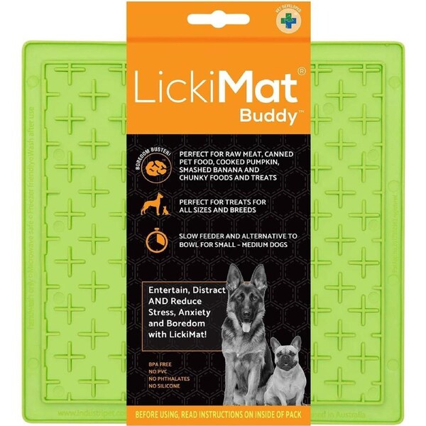 Lickimat Dog Feeder Classic Buddy Green