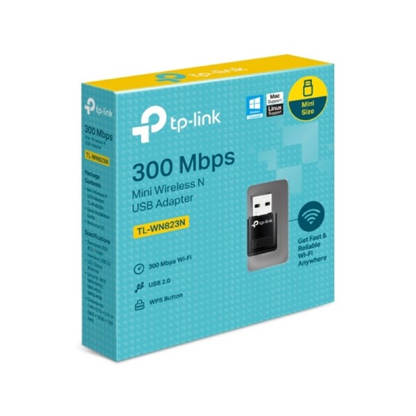 TP-LINK 300Mbps Mini Wireless N USB Adapter