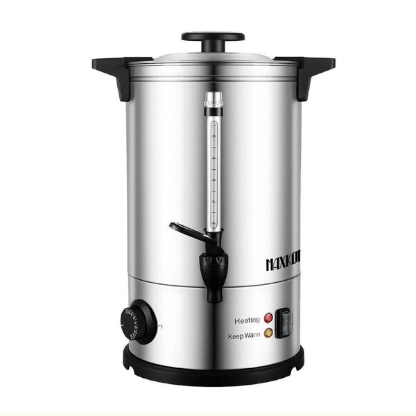 Maxkon Hot Water Urn 19L Instant Heat Beverage Dispenser Cold Coffee Maker Warm Tea Kettle Machine Commercial Home Stainless Steel Double Layer Boiler