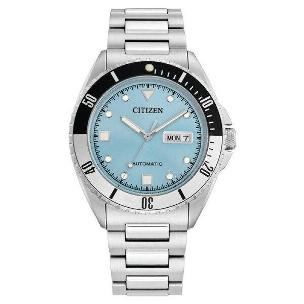 Citizen Sport Light Blue Dial Automatic Watch Men's (NH7530-52L)