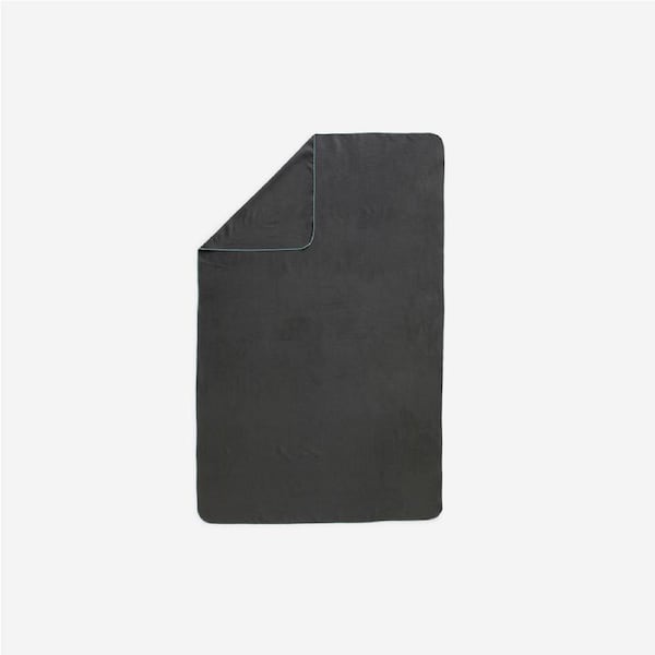 Decathlon Ultra Compact Microfibre Towel Size Xl 110 X 175 Cm Black