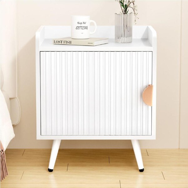 ALFORDSON Bedside Table Cabinet White