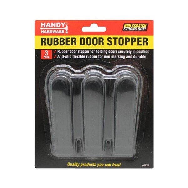 Deal365 HANDY HARDWARE 3pc Rubber Door Stopper