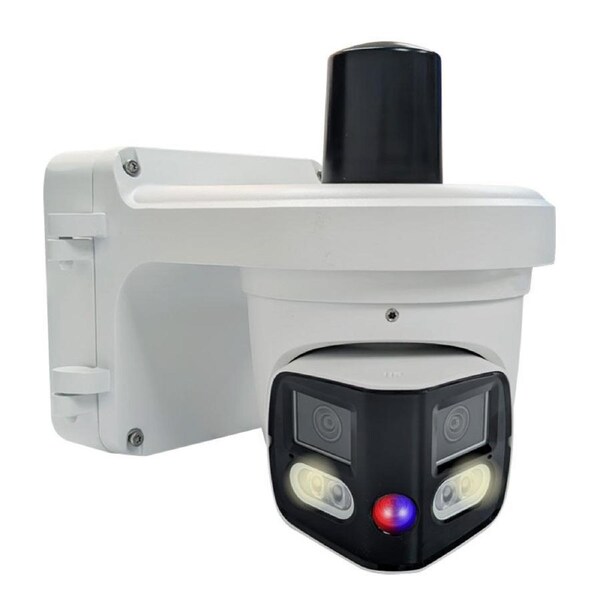 12VDC 4G 180° 4K Active Deterrence Remote Site Surveillance Camera