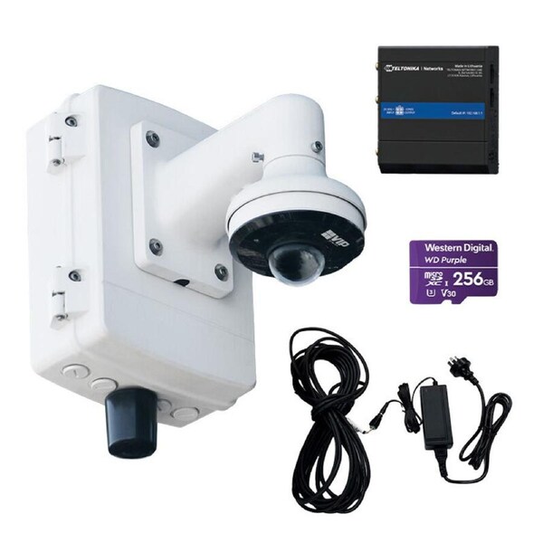 12VDC 4G Mini PTZ CCTV Surveillance Camera for Private Poles