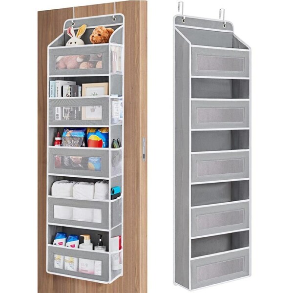 Catzon Over The Door Storage 5 Shelf Hanging Door Organizer for Bedroom