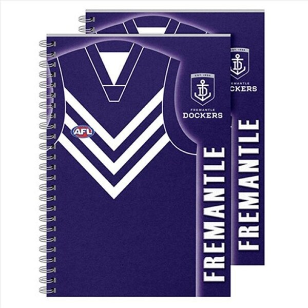 AFL: Fremantle - Guernsey Notebook 2Pk
