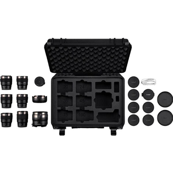 Samyang V-AF Anamorphic Sony FE Full 6 Lens Kit with Case