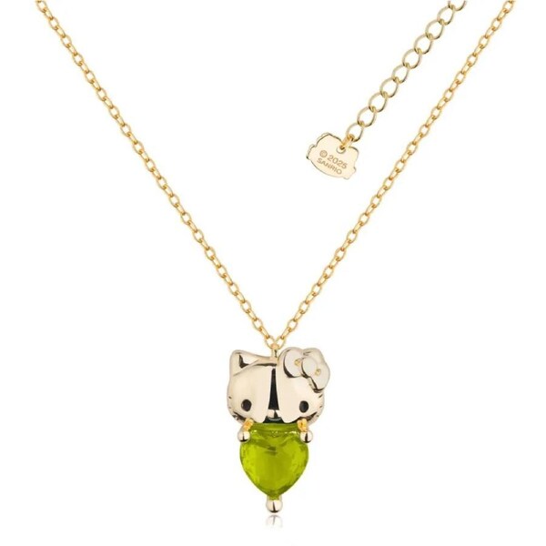 Couture Kingdom - Sanrio - Hello Kitty August Birthstone Necklace Gold