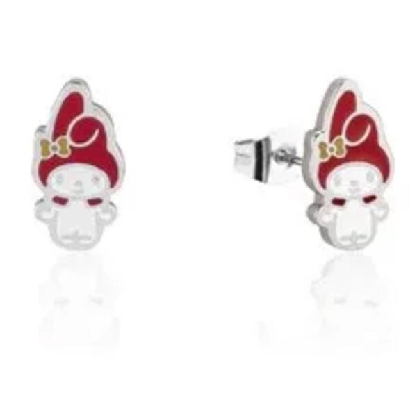 Couture Kingdom - Sanrio - My Melody Full Body Stud Earrings Silver