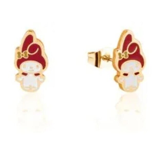 Couture Kingdom - Sanrio - My Melody Full Body Stud Earrings Gold