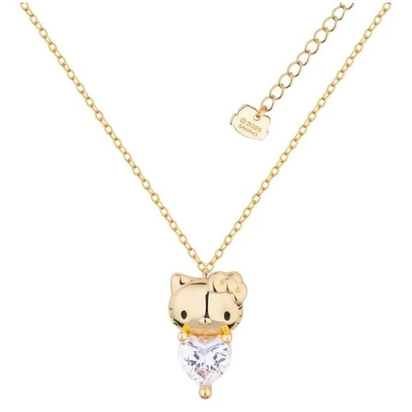 Couture Kingdom - Sanrio - Hello Kitty April Birthstone Necklace Gold