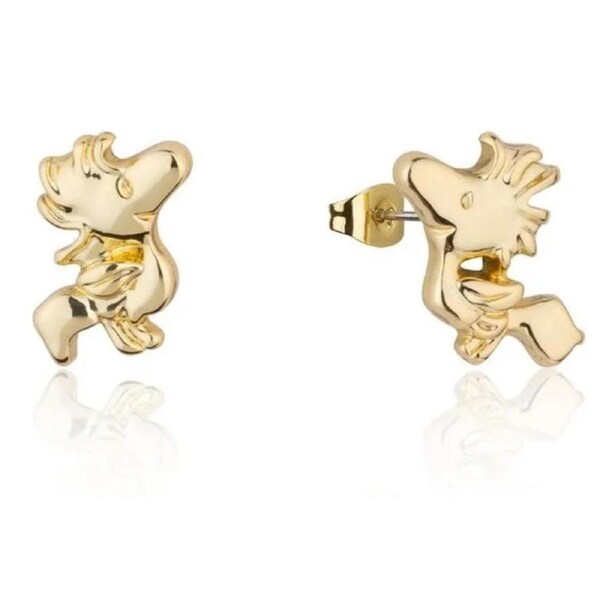 Couture Kingdom - Peanuts - Woodstock Stud Earrings Gold