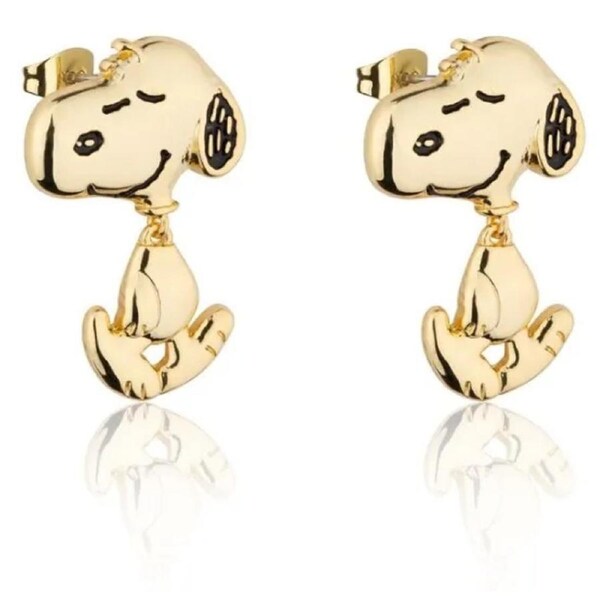 Couture Kingdom - Peanuts - The Snoopy Walk Drop Earrings Gold