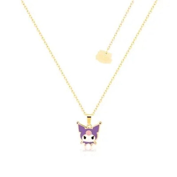 Couture Kingdom - Sanrio - Kuromi Necklace Gold