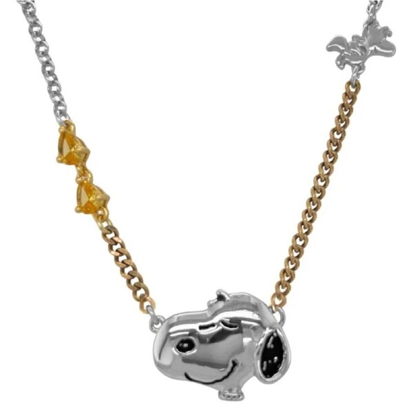 Couture Kingdom - Peanuts - Snoopy Statement Necklace Gold