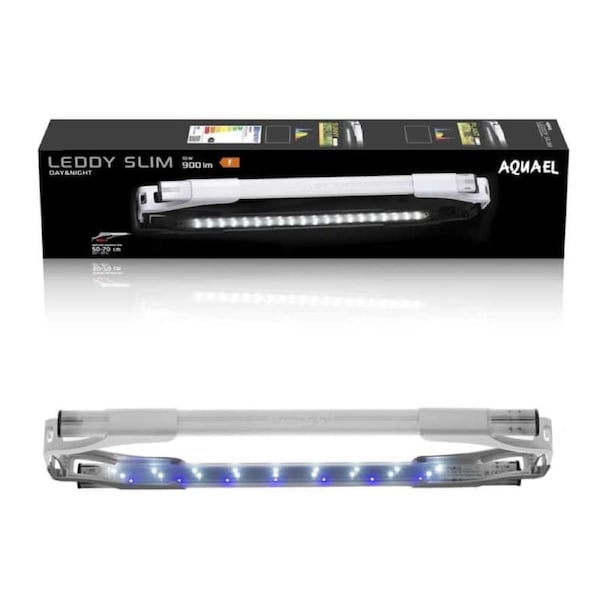 Aquael Leddy Slim Sunny Day & Night White 10w LED Light Unit 50-70cm (124698)
