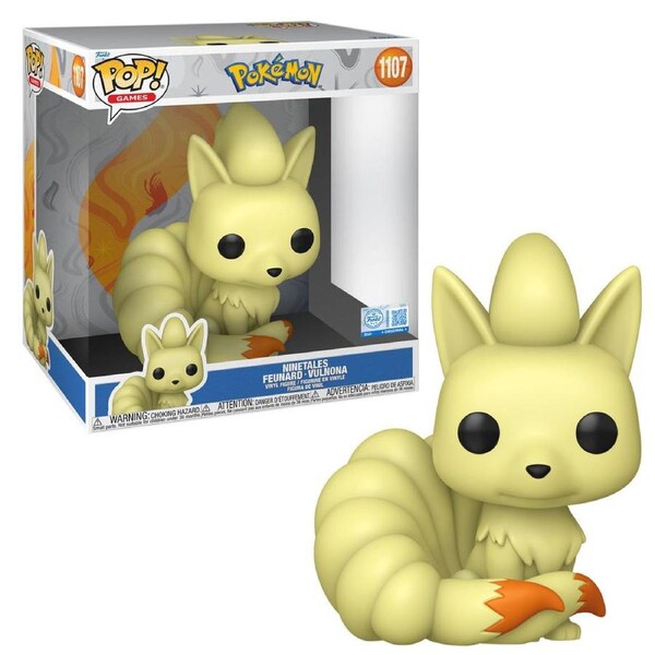 Pokemon Ninetales 10 inch Jumbo Funko POP! Vinyl