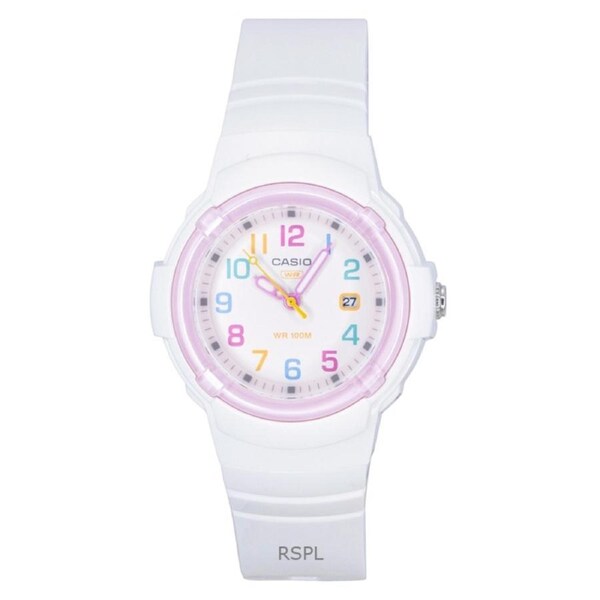 Casio Analog Quartz LX-800H-7A1V Ladies Watch Bio-Based Resin Strap White Dial 100M