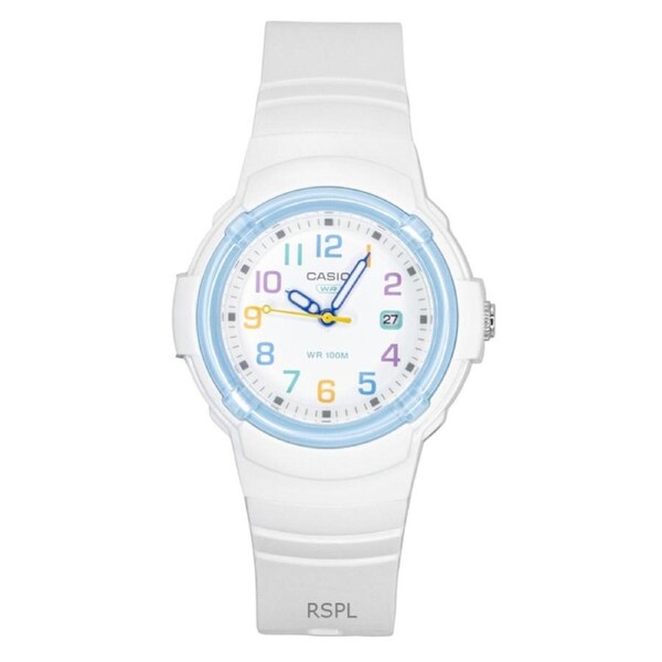 Casio Analog Quartz LX-800H-7A2V Ladies Watch Bio-Based Resin Strap White Dial 100M