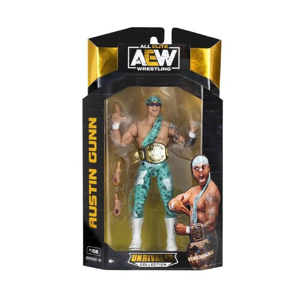 AEW All Elite Wrestling Unrivaled Austin Gunn Figure