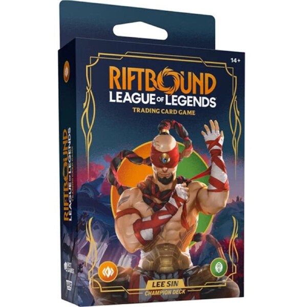 Riftbound: League of Legends TCG Set One Origins Champion Deck Cards Lee Sin