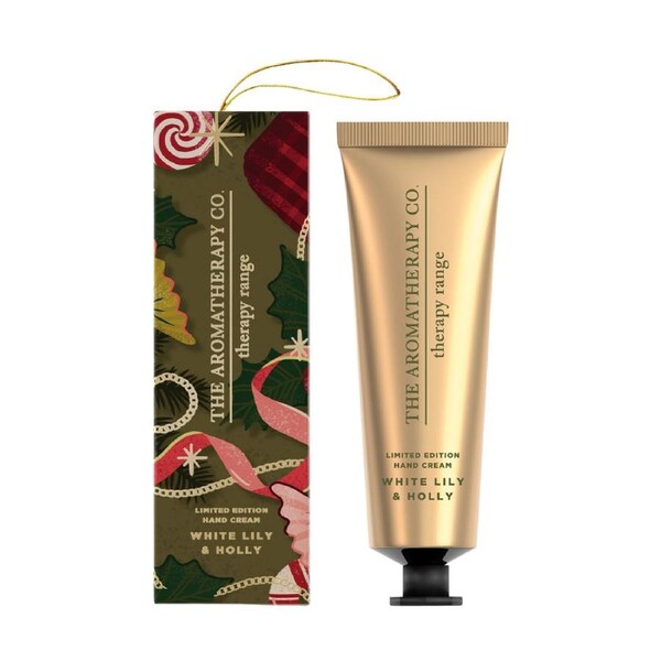The Aromatherapy Co. Limited Edition Hand Cream 50mL - White Lily & Holly