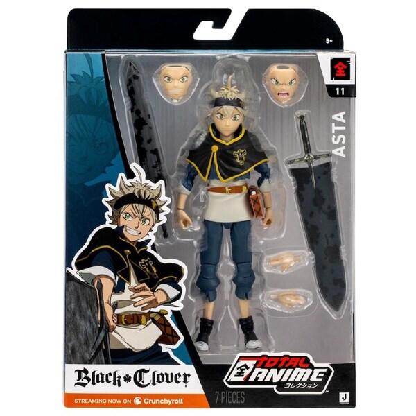 Total Anime Black Clover Asta 6.5 inch Scale Action Figure