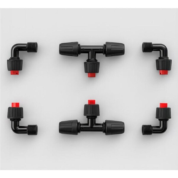 Seesa Boom Sprayer Tips T and Elbows Nozzles Weed Sprayer Parts for ATV Spray Tank