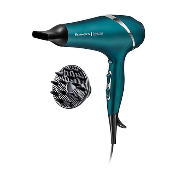 Remington Advanced Coconut Therapy Hairdryer Salon Quality Green/Champagne