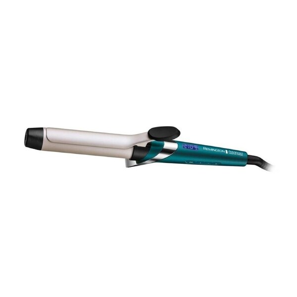 Remington Advanced Coconut Therapy Curling Tong Heat Protection Teal Green