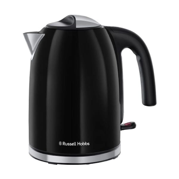 Russell Hobbs Colours Plus Kettle Quiet Operation 360 Base 1.7L Black