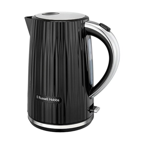 Russell Hobbs Eden Kettle Fast Boil Water Gauge Stylish Black/Chrome