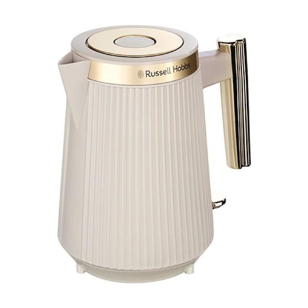 Russell Hobbs Bronte Kettle Stone Matt Finish 1.7L Capacity Stone/Gold