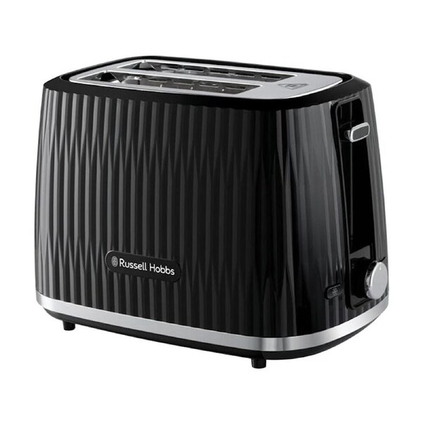 Russell Hobbs Eden 2 Slice Toaster Bread Defrost Setting 800W Black