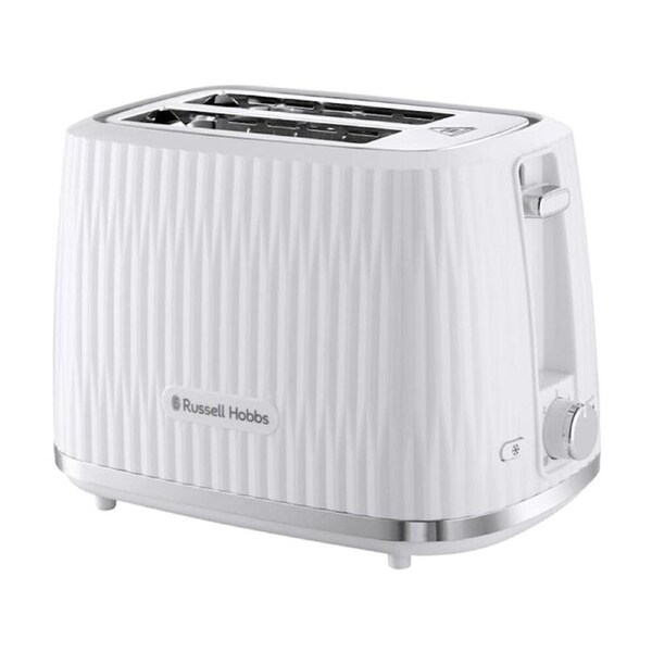 Russell Hobbs Eden 2 Slice Toaster Kitchen Browning Control White