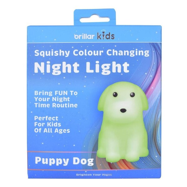 Squishy Dog Night Light