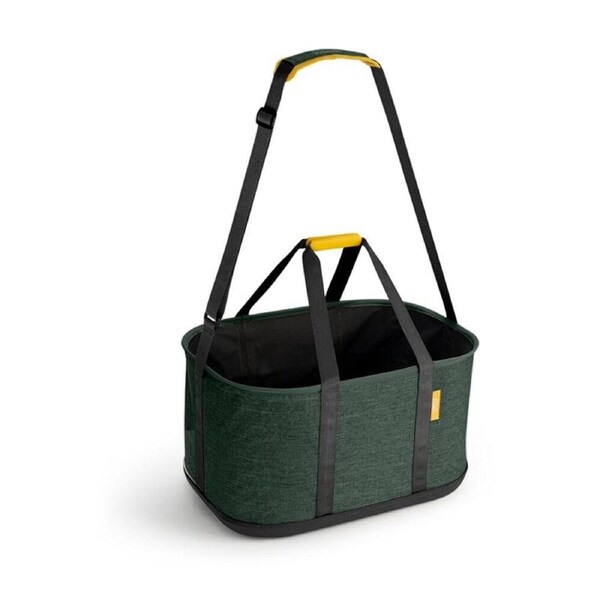Joseph Joseph Hold-All Collapsible Laundry/Washing Basket W/ Handles Dark Green